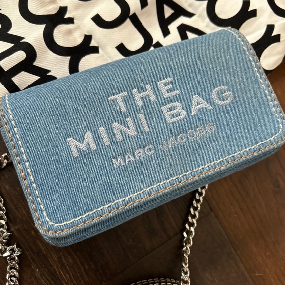 MARC JACOBS THE MINI BAG DENIM - Picture 6 of 12